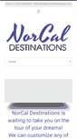 Mobile Screenshot of norcaldestinations.com